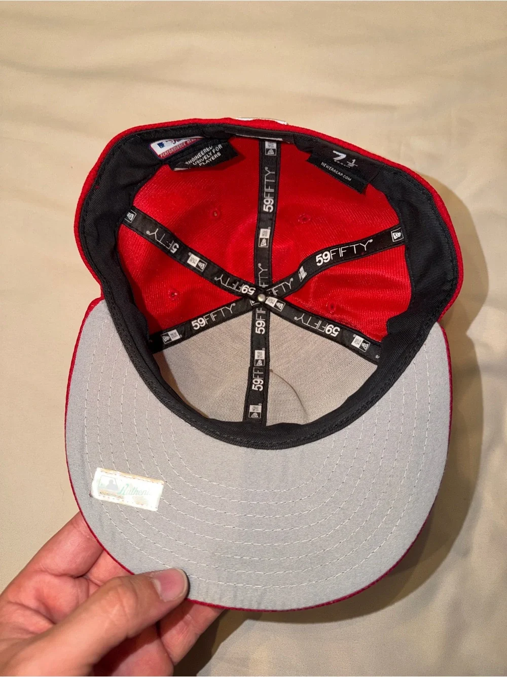 Boston Red Sox Red Baseball Cap with Flag Design